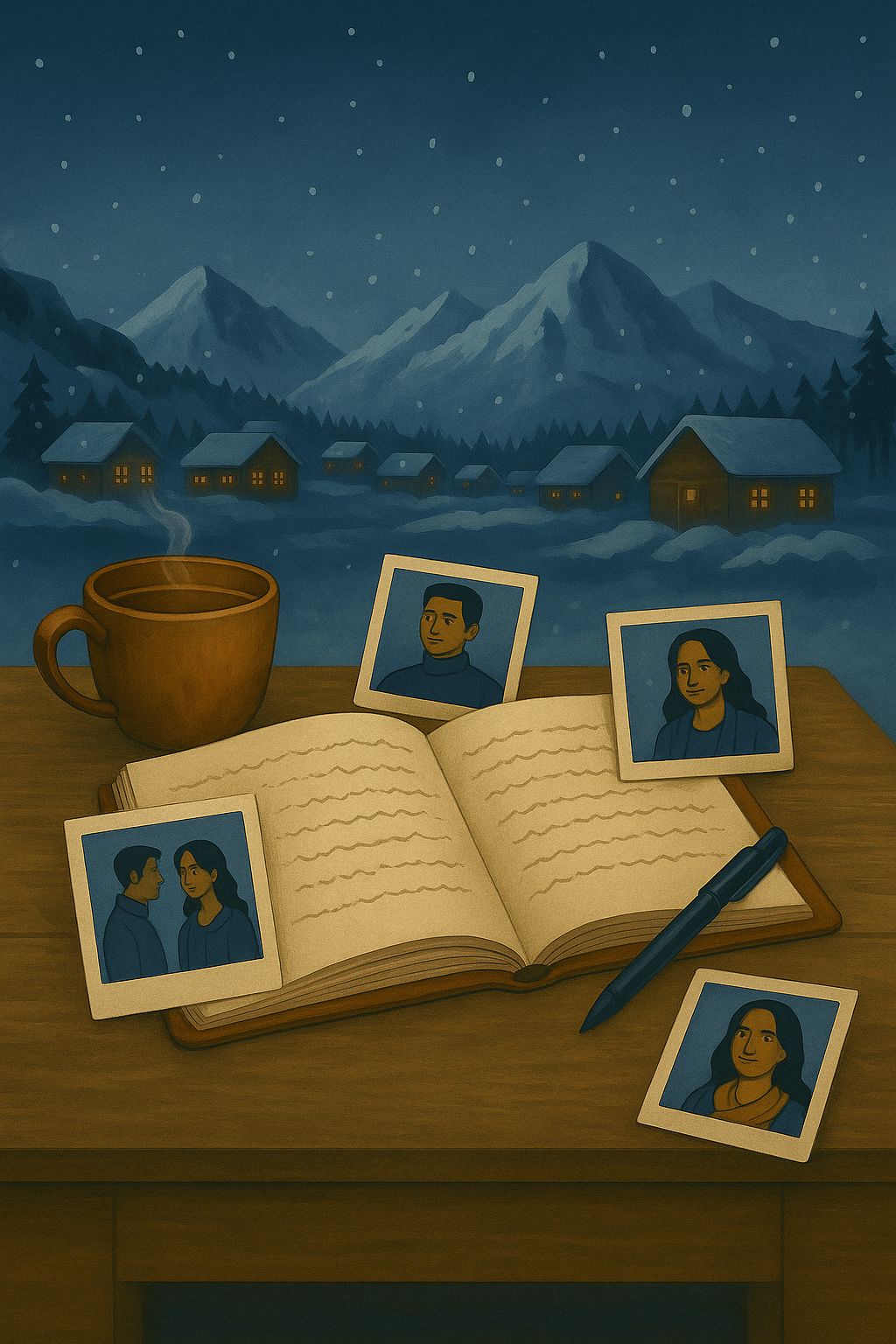 Chilla-i-Kalan: The Winters of Kashmir book cover with winter scene